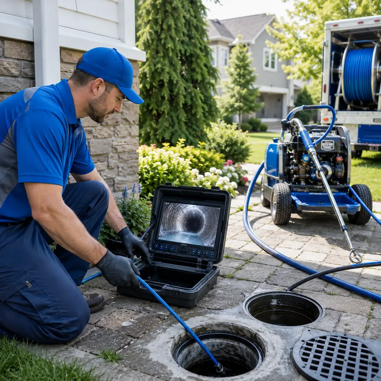 Outdoor drain cleaning professionals serving Wauzeka, WI