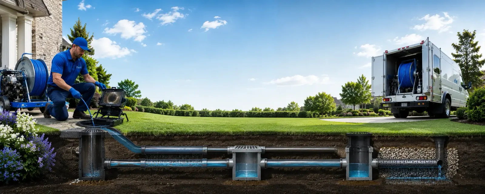 Outdoor drain cleaning information for Wauzeka, WI